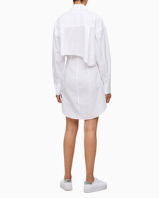 Buy 여성 롱슬리브 셔츠 드레스 in color BRIGHT WHITE
