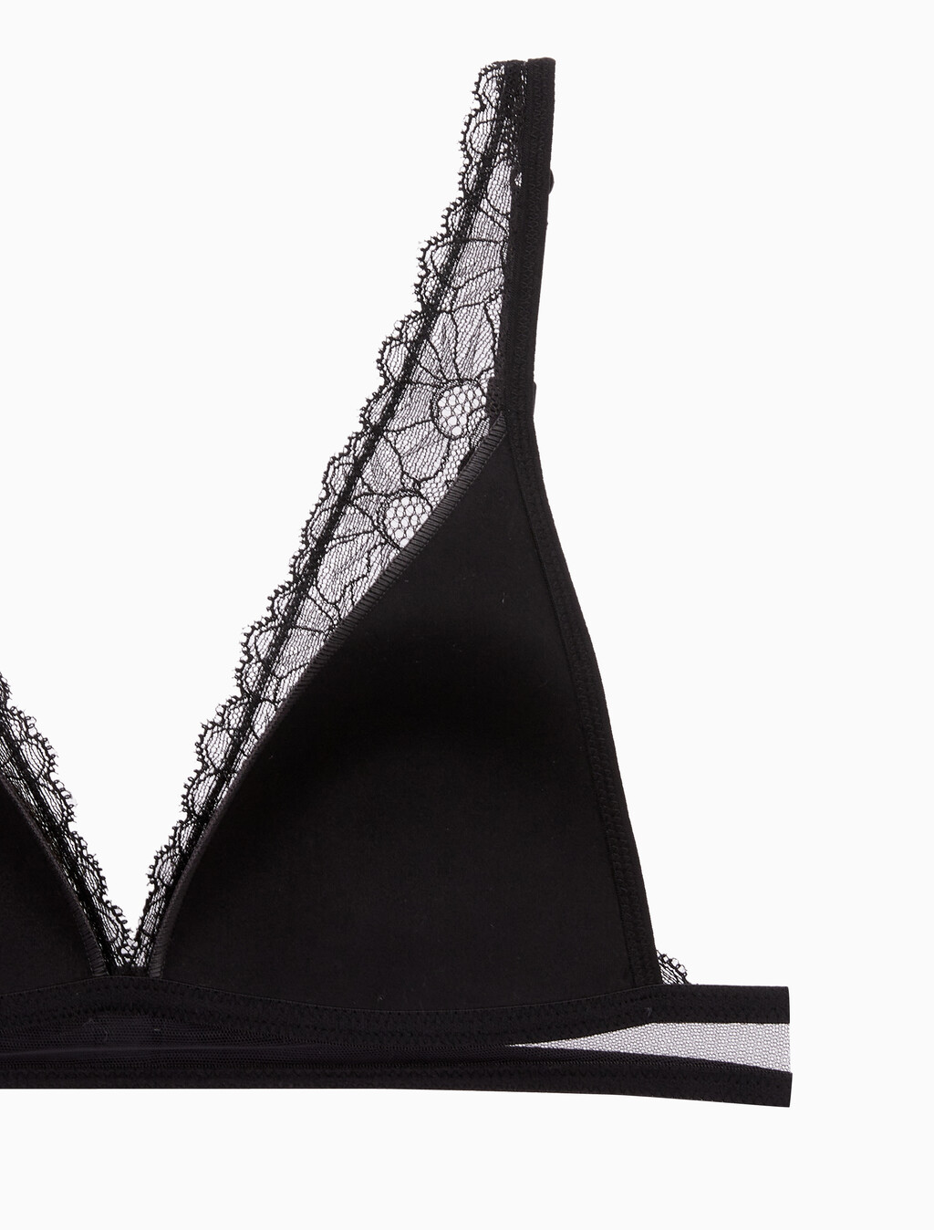 Buy 여성 CK 블랙 브라이덜 AF 라이틀리 라인드 트라이앵글 in color BLACK