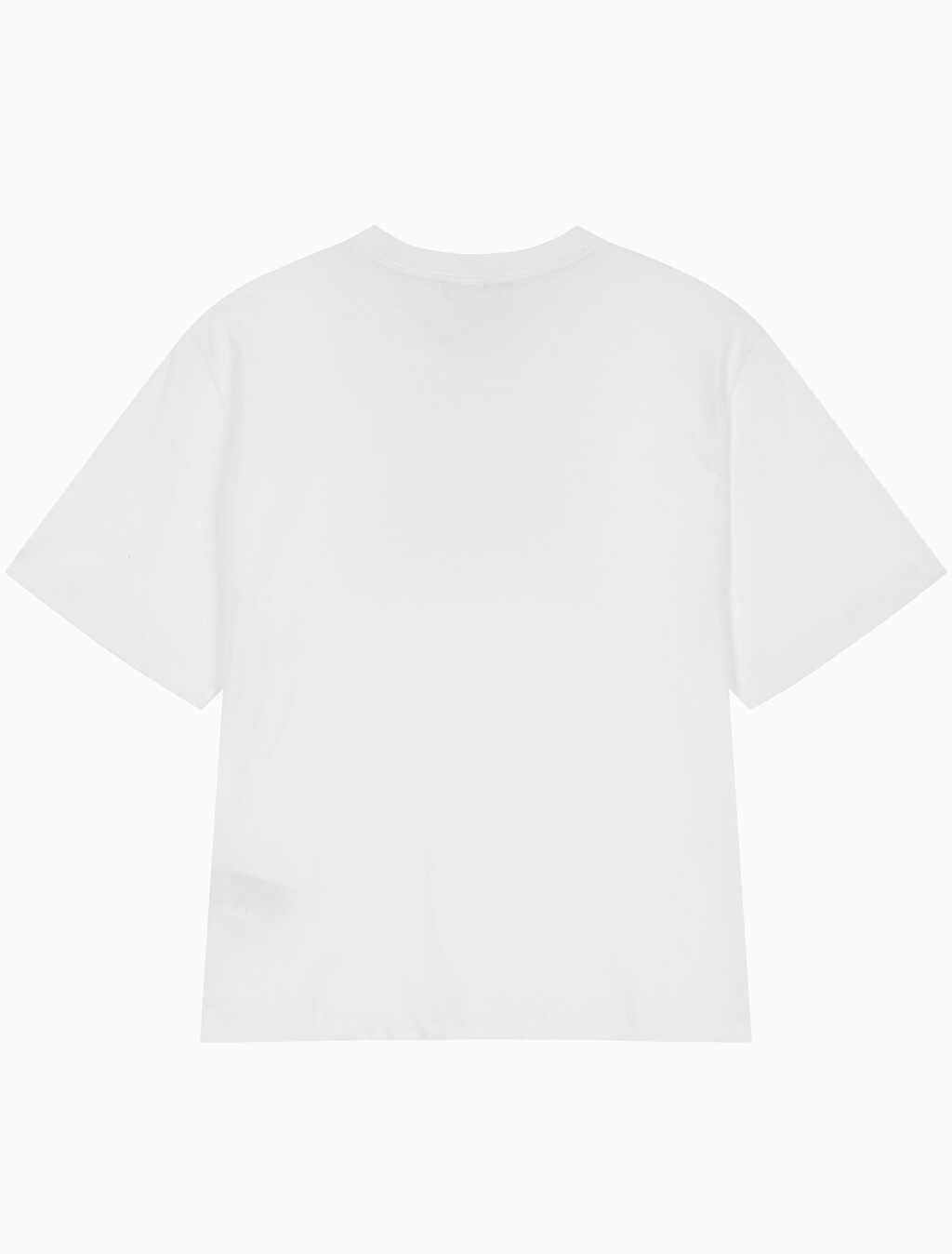 Buy 여성 릴렉스드 스탠다드로고 크루넥 반팔 티셔츠 in color BRILLIANT WHITE