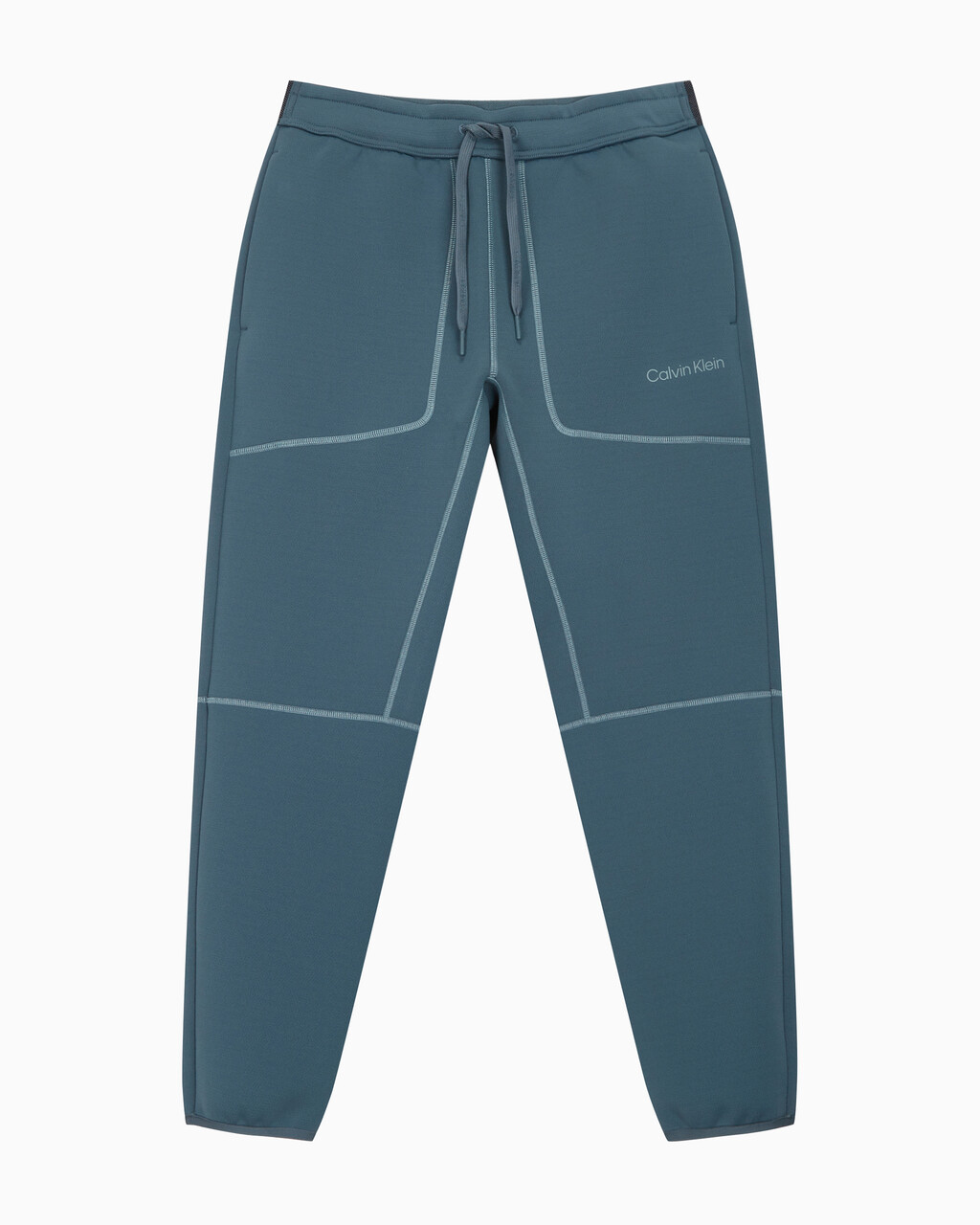 Buy 남성 레귤러핏 테이퍼드 팬츠 in color OCEAN TEAL/ BLK