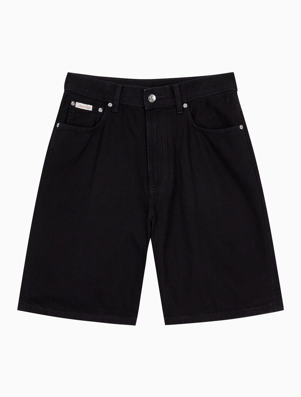 Buy 남성 90's 블랙 클래식 데님 쇼츠 in color BLACK