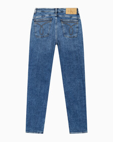 Buy 남성 미드블루 바디핏 데님 in color MID BLUE BACK EMBRO