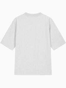 Buy 여성 쿨링 저지 릴렉스핏 반팔 티셔츠 in color LIGHT GREY HEATHER