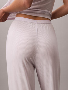 Buy 여성 모달 립 와이드 팬츠 in color LIGHT PURPLE