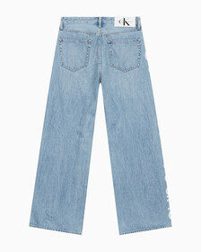 Buy 남성 90's 루즈핏 라이트블루 데님 in color 028A CHALKY BLU