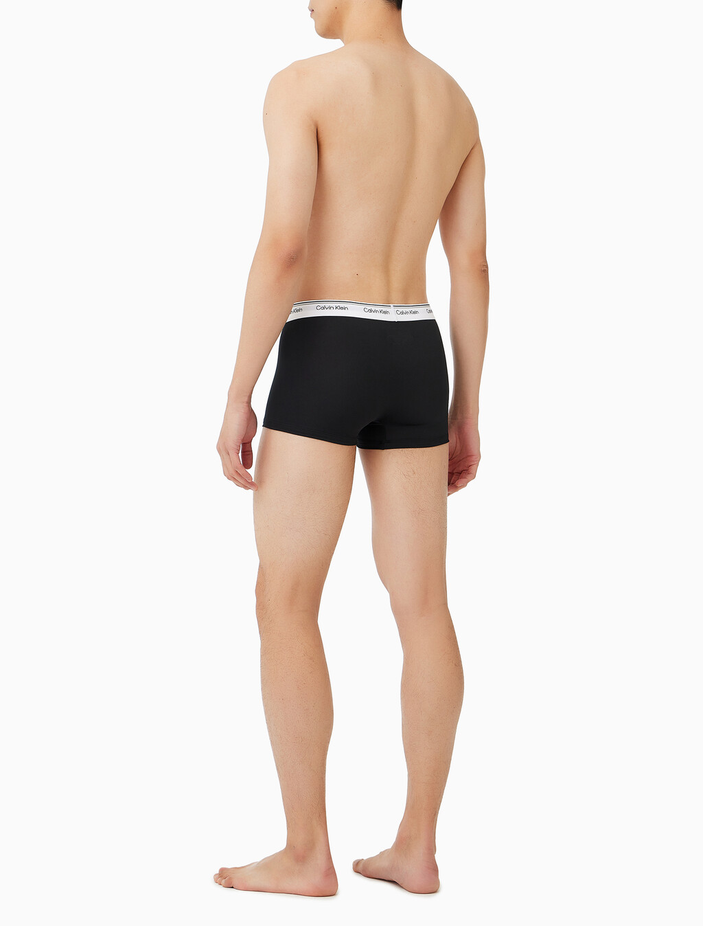 Buy 남성 마이크로파이버 스트레치 밸런스 로우 라이즈 트렁크 3PK in color Black / Charcoal / Black