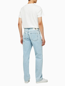 Buy 남성 90's 스트레이트핏 라이트블루 데님 in color CHALKY BLUE