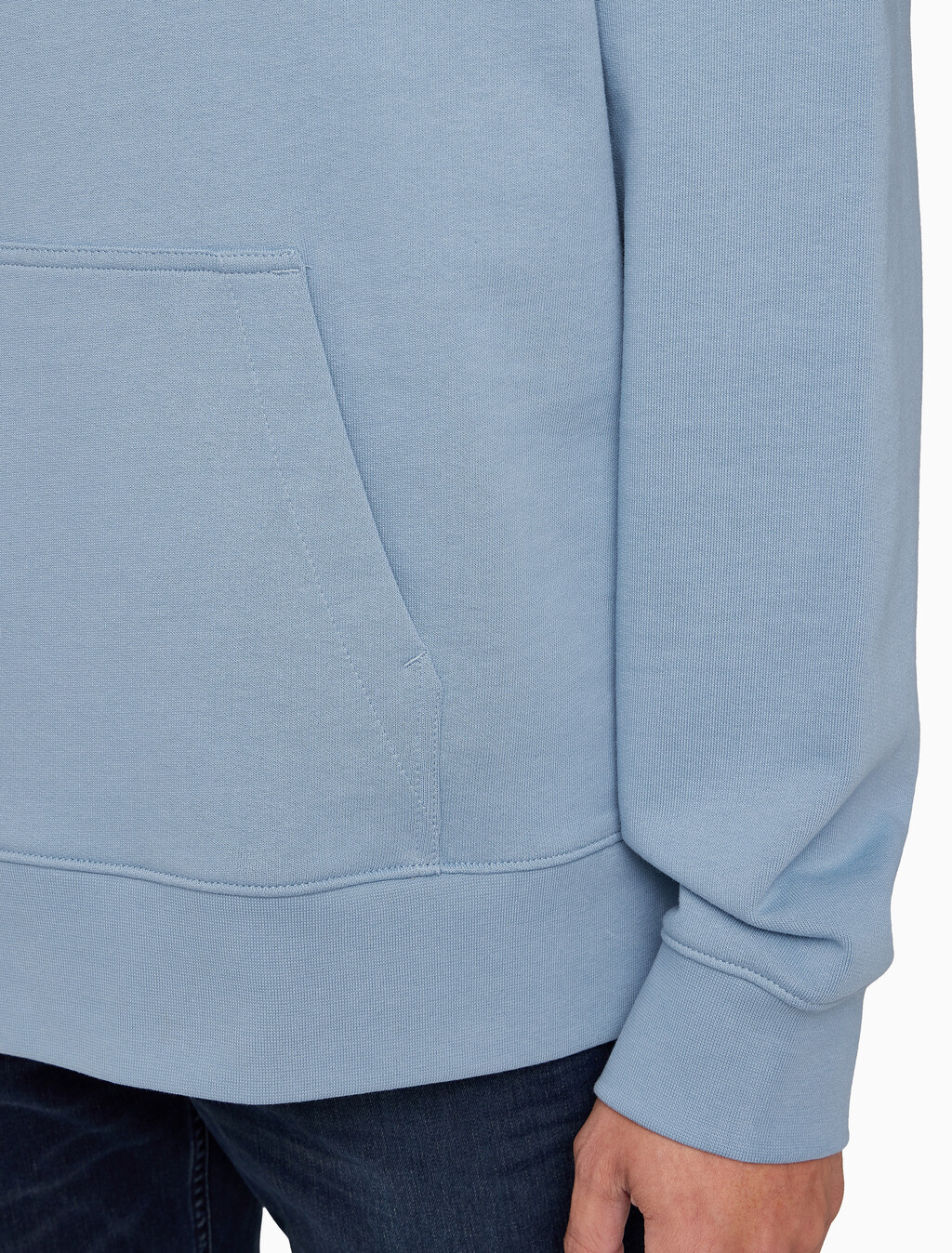 Buy 남성 릴렉스핏 스탠다드 로고 후드 티셔츠 in color BLUE