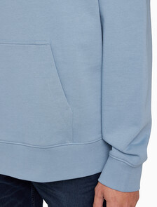 Buy 남성 릴렉스핏 스탠다드 로고 후드 티셔츠 in color BLUE