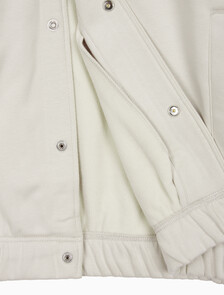 Buy 남성 릴렉스핏 기모 스웻 버튼 카라 자켓 in color LIGHT BEIGE