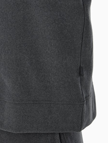 Buy 남성 플러쉬 롱 슬리브 탑 in color GREY
