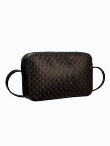 Buy 여성 코티드 AOP 카메라백 in color Black Aop