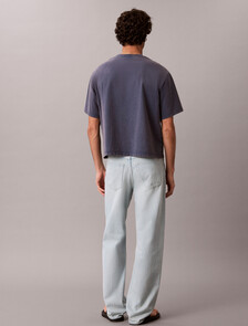Buy 90S 스트레이트핏 진 in color Light Blue