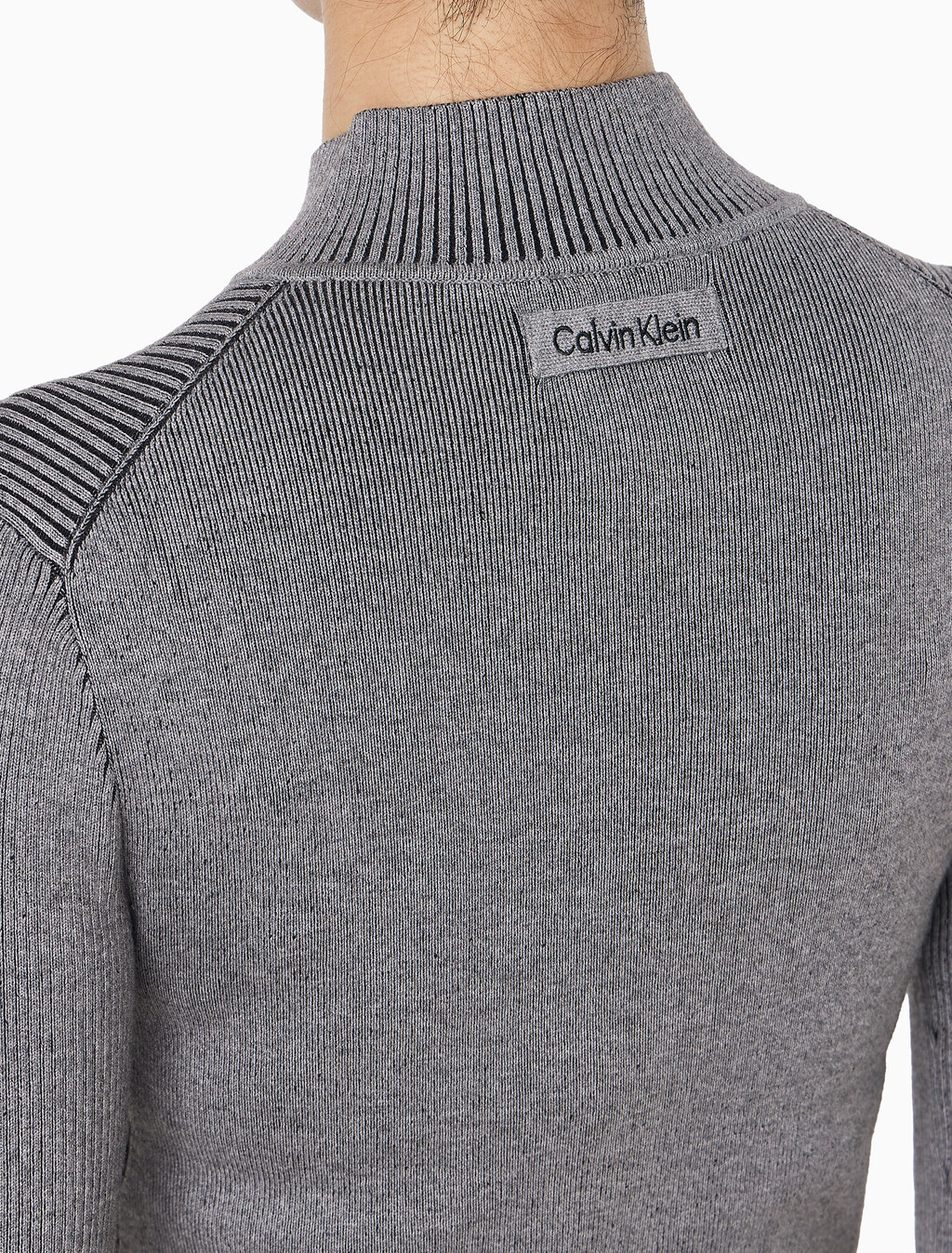Buy 여성 L/S 풀 집업 스웨터 in color Grey