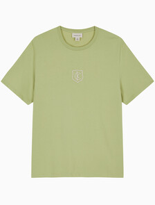 Buy 남성 레귤러핏 CK 쉴드 반팔 티셔츠 in color NILE