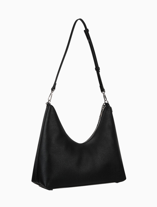 여성 하드웨어 엠블럼 페블 호보 백