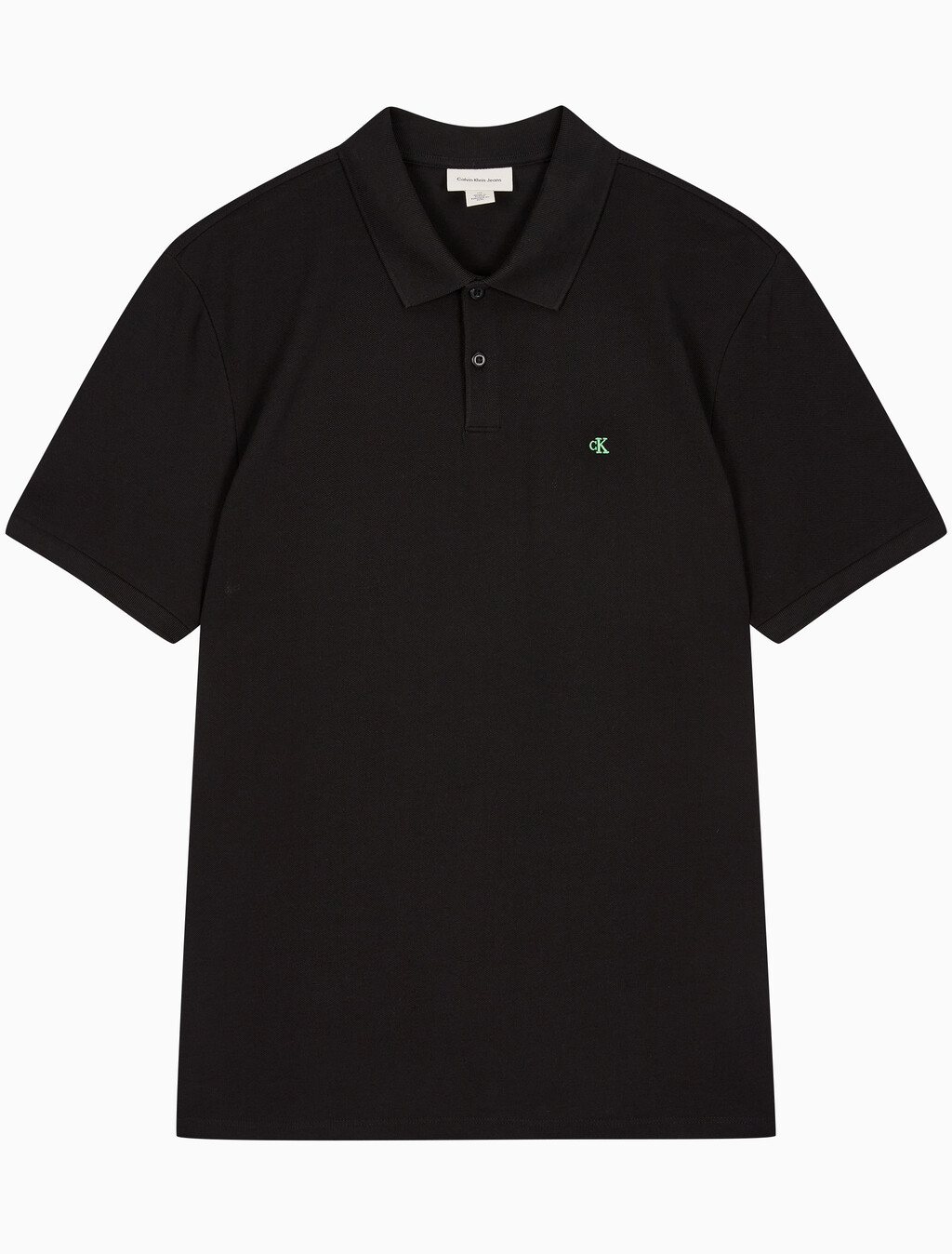 Buy 남성 레귤러핏 피케 반팔 클래식 폴로 티셔츠 in color BLACK