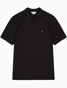 Buy 남성 레귤러핏 피케 반팔 클래식 폴로 티셔츠 in color BLACK