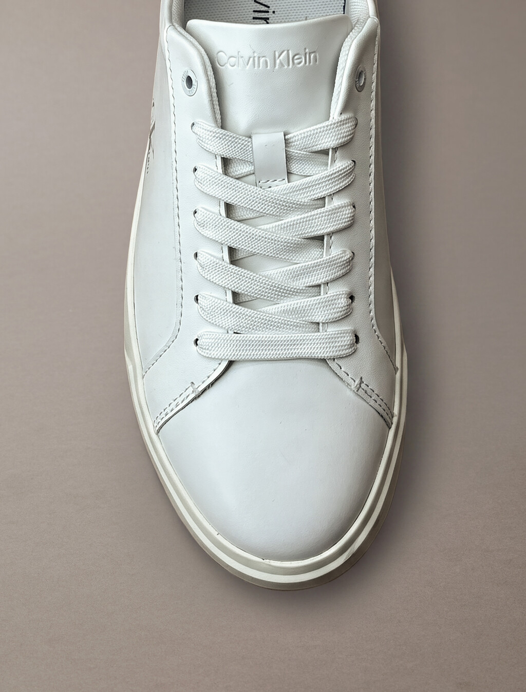 Buy 여성 로우 프로파일 컵솔 더블 벨크로 스니커즈 in color Bright White/Fudge/Grey Lilac