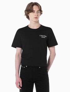 Buy 남성 이클립스 그래픽 반팔 티셔츠 in color CK BLACK