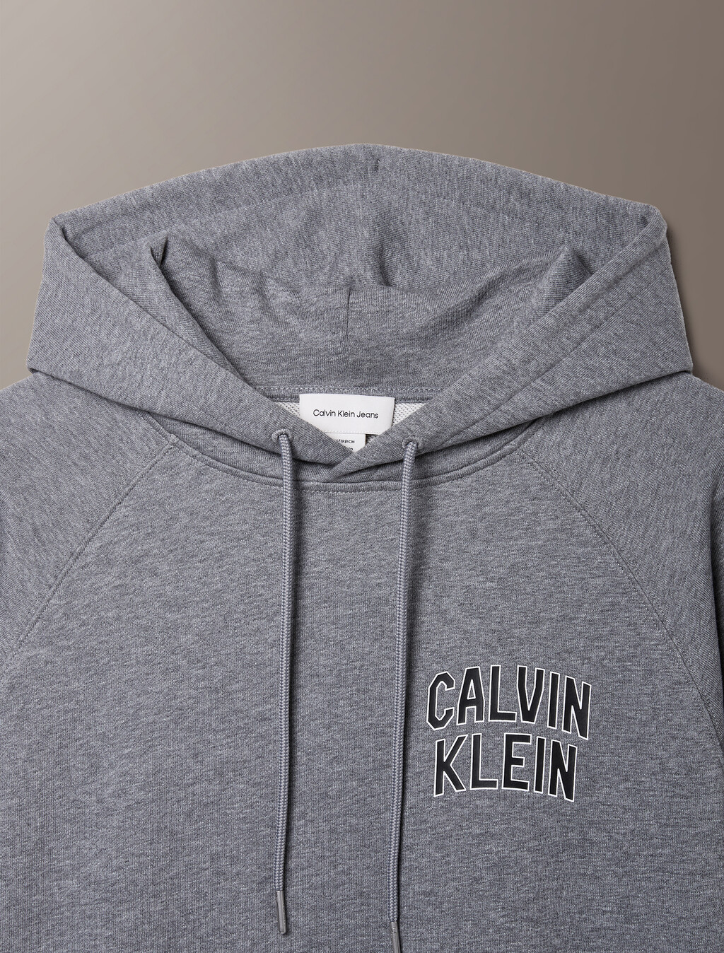 Buy 오프듀티 바시티 로고 후드티 in color MEDIUM GREY HEATHER