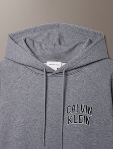 Buy 오프듀티 바시티 로고 후드티 in color MEDIUM GREY HEATHER