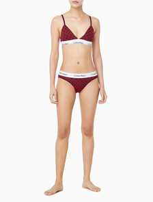 Buy 여성 아이콘 코튼 모달 트라이앵글 in color Red