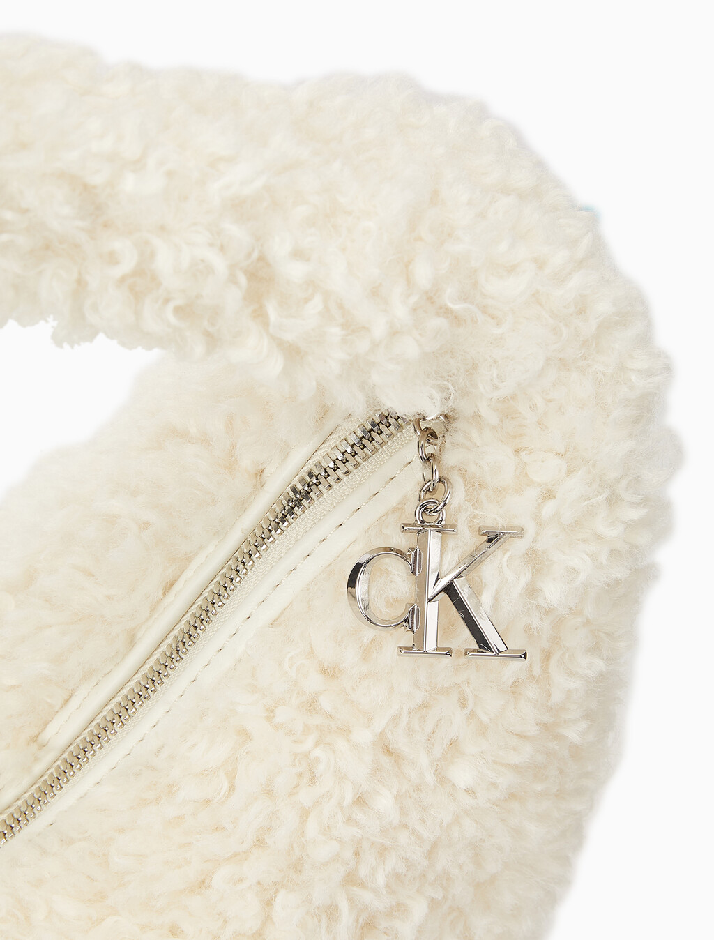 Buy 여성 핀치드 쉐르파 호보백 라지 in color LIGHT BEIGE