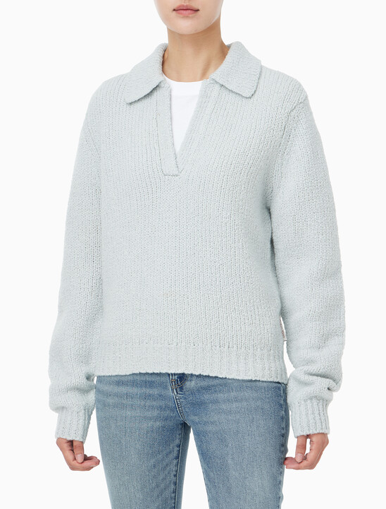 여성 L/S 부클레 폴로