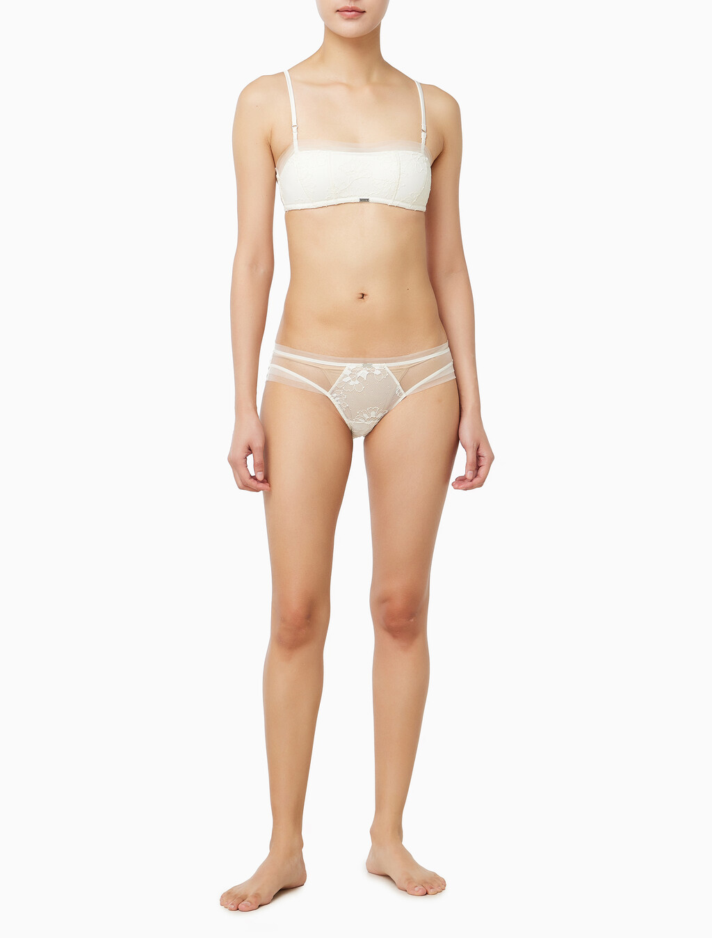 Buy 여성 CK 블랙 브라이덜 AF 반도 in color ANTIQUE WHITE