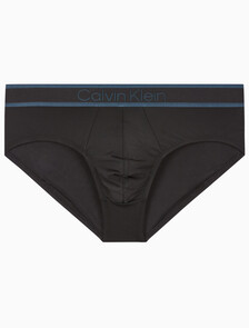 Buy 남성 CK 토널 로고 마이크로 힙브리프 in color BLACK