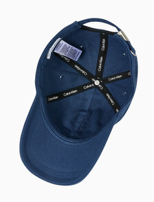 Buy 남녀공용 CKJ 모노그램 엠브로이더리 볼캡 in color NAVY