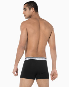 Buy 남성 코튼 스트레치 버라이어트 3PK 트렁크 in color BLACK