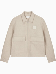 Buy 남성 릴렉스핏 텍스처 울 자켓 in color LIGHT BEIGE