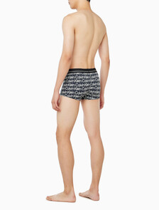 Buy 남성 뉴 사인 로고 로우 라이즈 트렁크 in color Black Print