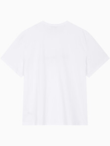 Buy 남성 레귤러핏 히어로 모노그램 로고 반팔 티셔츠 in color BRILLIANT WHITE