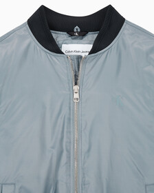 Buy 남성 후디 보머 다운 자켓 in color GREY