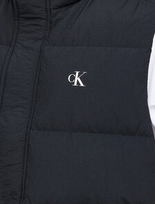 Buy 남성 에센셜 다운 베스트 in color CK BLACK