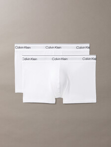 Buy 남성 아이콘 코튼 스트레치 2PK 트렁크 in color WHITE