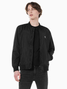 Buy 남성 나일론 봄버 자켓 in color CK BLACK