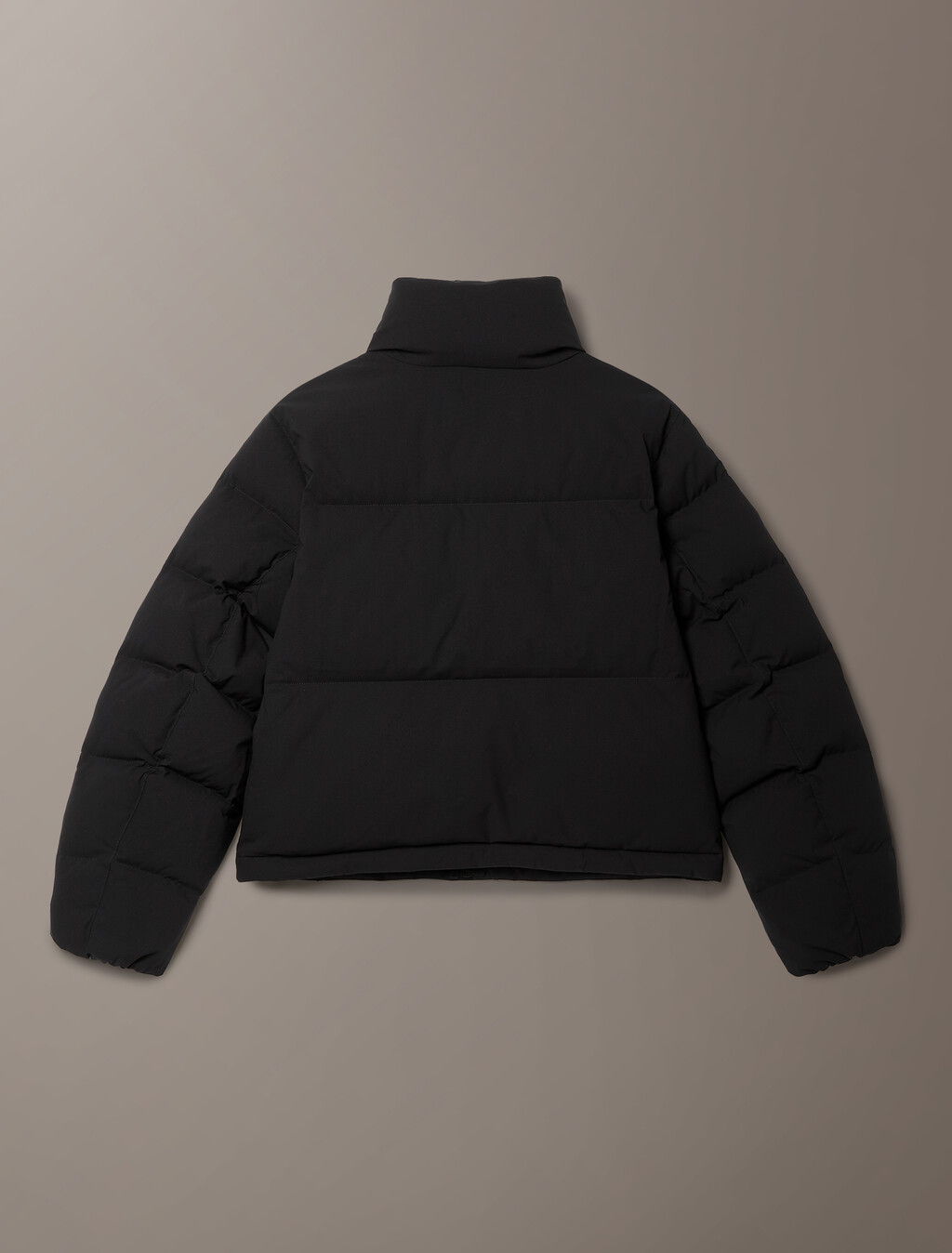 Buy 여성 스탠드 카라 다운 푸퍼 자켓 in color BLACK