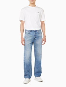 Buy 남성 90S 스트레이트 쿨 진 in color Mid blue