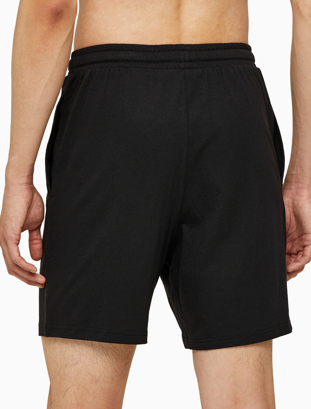 Buy 남성 니트 텐셀 쿨링 슬립 쇼츠 in color BLACK