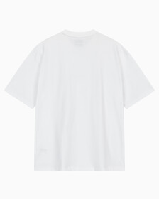 Buy 남성 릴렉스핏 스탠다드 로고 크루넥 반팔 티셔츠 in color BRILLIANT WHITE