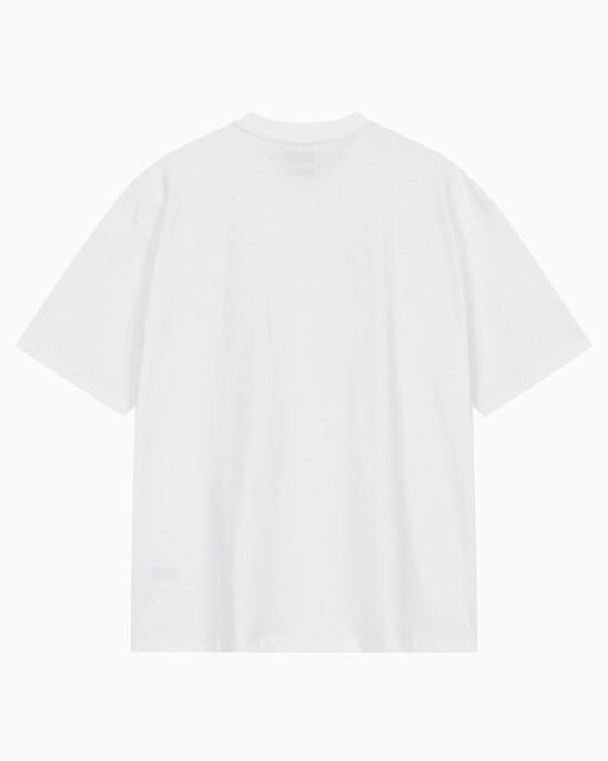 남성 릴렉스핏 스탠다드 로고 크루넥 반팔 티셔츠