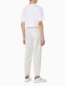 Buy 남성 코튼 린넨 밴딩 팬츠 in color CHALK