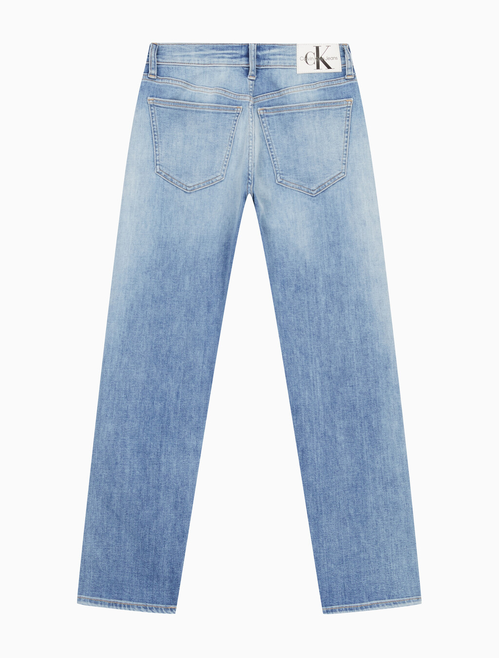 Buy 여성 보이핏 미드블루  데님 in color MID BLUE BACK EMBRO