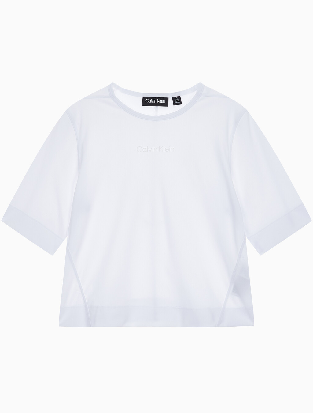 Buy 여성 박시 핏 에센셜 기능성 반팔 티셔츠 in color BRIGHT WHITE