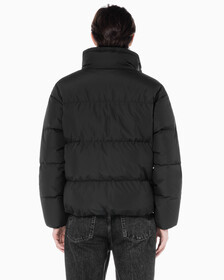 Buy 남녀공용 릴렉스 숏 다운 푸퍼 in color CK BLACK