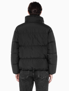 Buy 남녀공용 릴렉스 숏 다운 푸퍼 in color CK BLACK